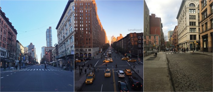 Upper West Side, Meatpacking District and SOHO District- April 2016