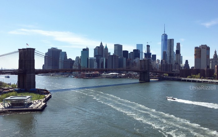 View at Brooklyn Bridge from the Manhattan Bridge