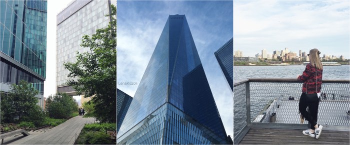 The High Line, One World Trade Center and View at Brooklyn from Downtown