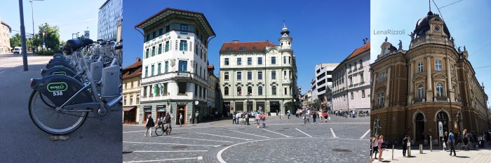 Ljubljana city center, Slowenia